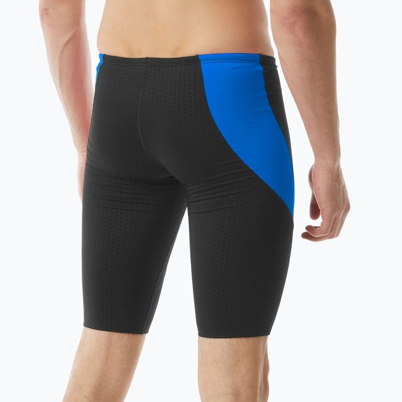 Pánské plavecké jammery TYR Durafast Elite Oceanid Jammer black/blue 2