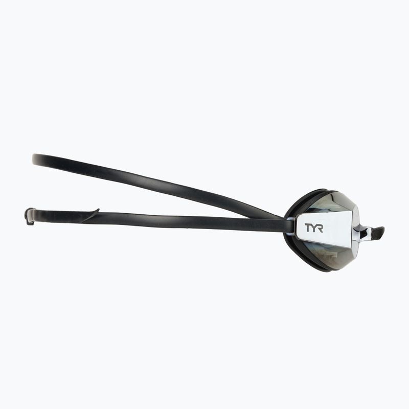 Plavecké brýle TYR Blackops 140 Ev Racing Mirrored silver/black/black 3