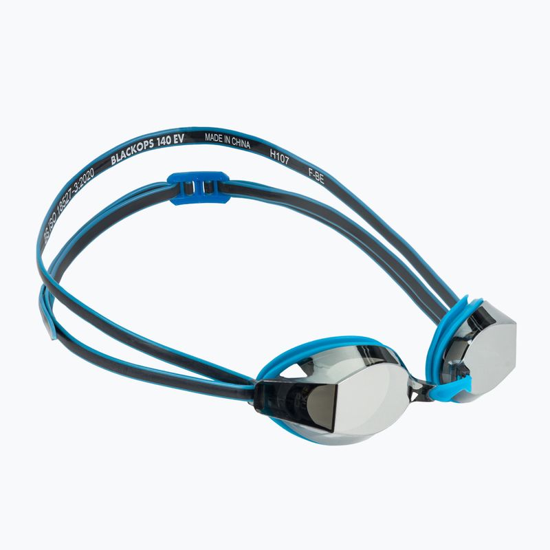 Dětské plavecké brýle TYR Blackops 140 Ev Racing Mirrored silver/ blue/ black
