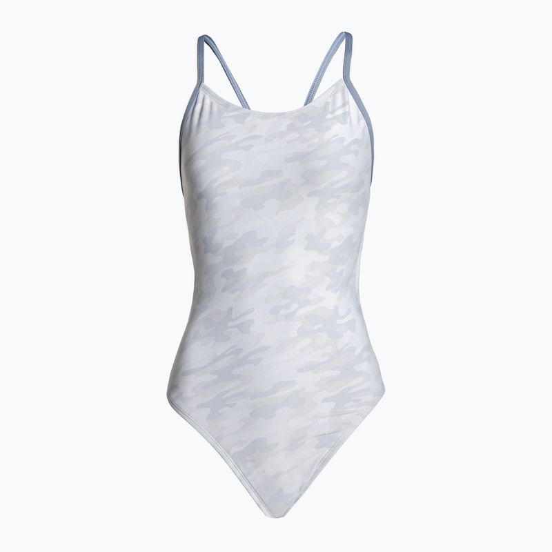 Dámské jednodílné plavky TYR Whiteout Camo Cutoutfit white CWCM_100_28