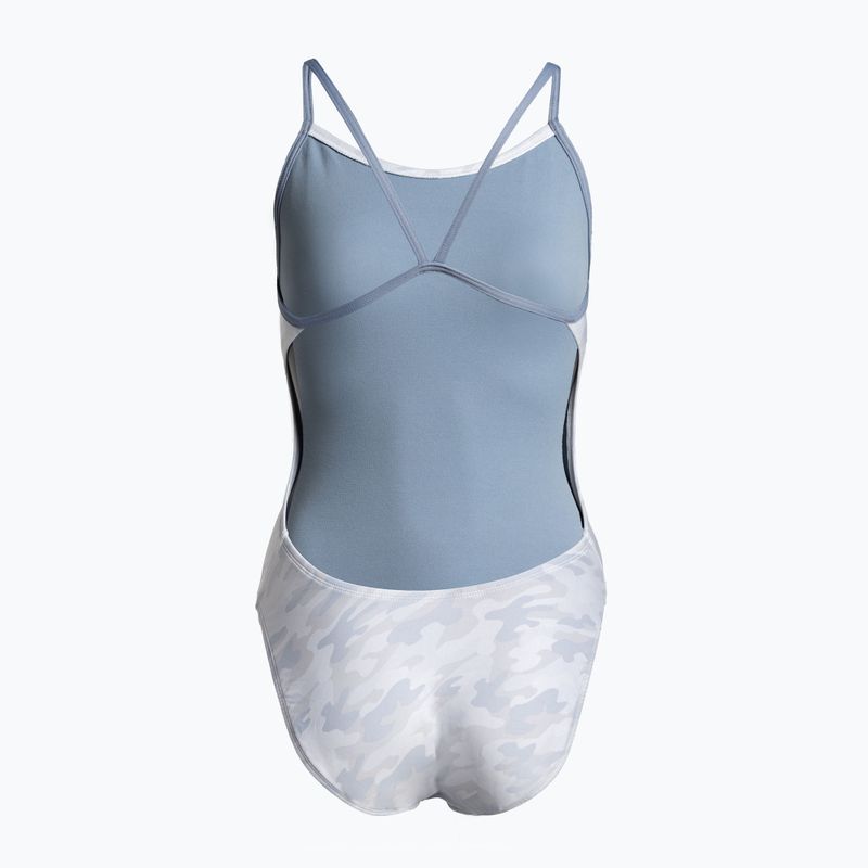 Dámské jednodílné plavky TYR Whiteout Camo Cutoutfit white CWCM_100_28 2