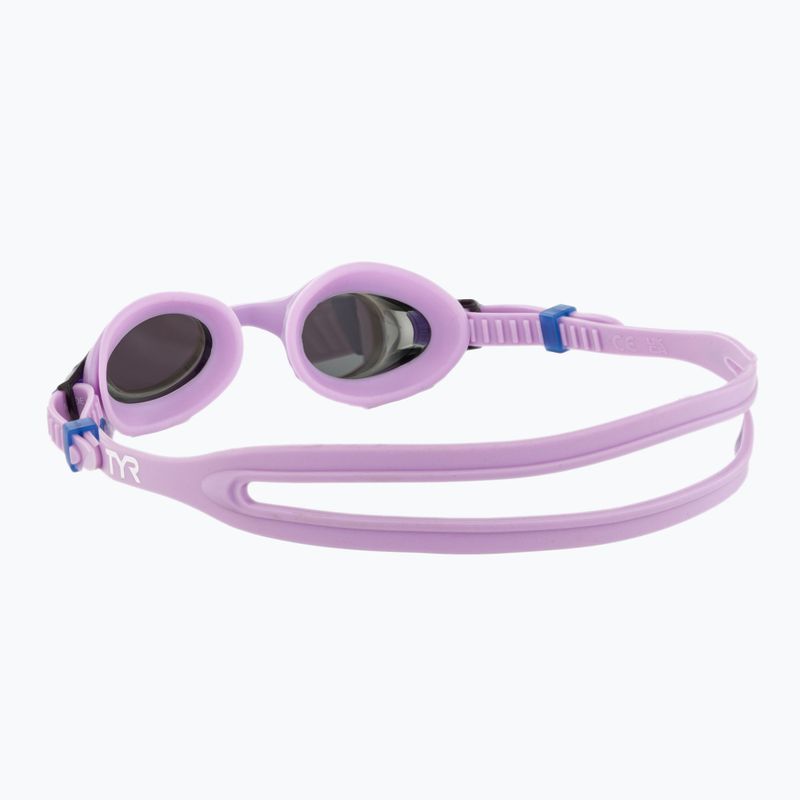 Dětské plavecké brýle TYR Swimple Metallized silvger/purple 4