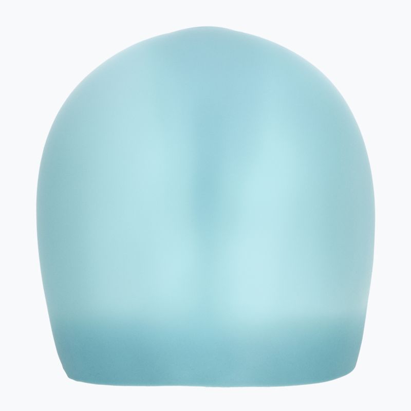 Plavecká čepice TYR Long Hair Wrinkle Free Silicone light blue 2
