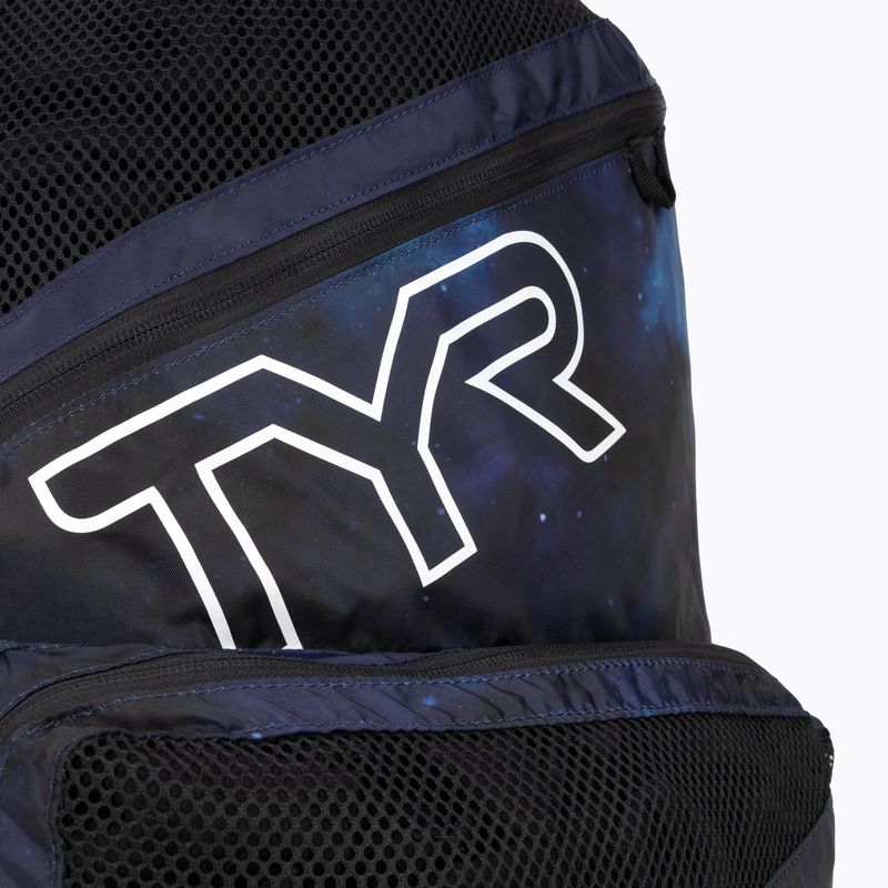 Plavecký pytel TYR Elite Team Mesh 40 l blue/teal/green 4