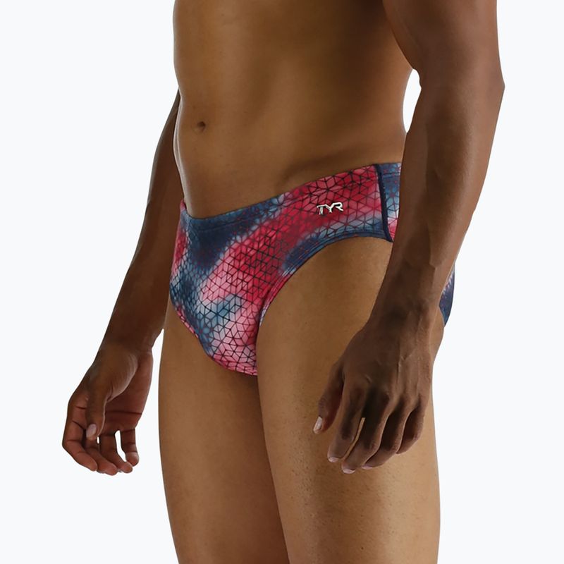 Pánské plavecké kalhotky TYR Starhex Racer red/multi 6