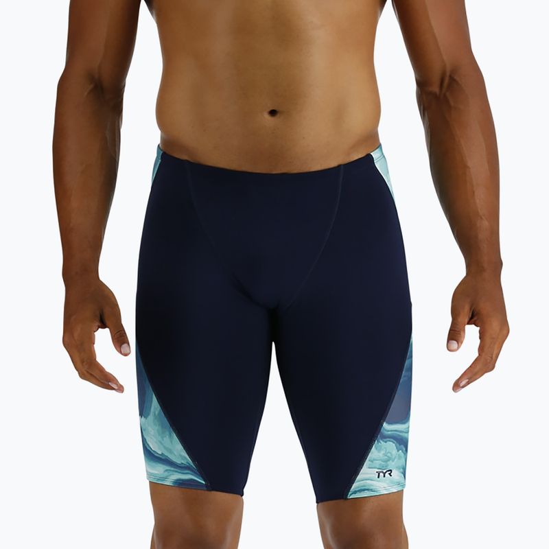 Pánské plavky TYR Mezio Blade teal/multi 4