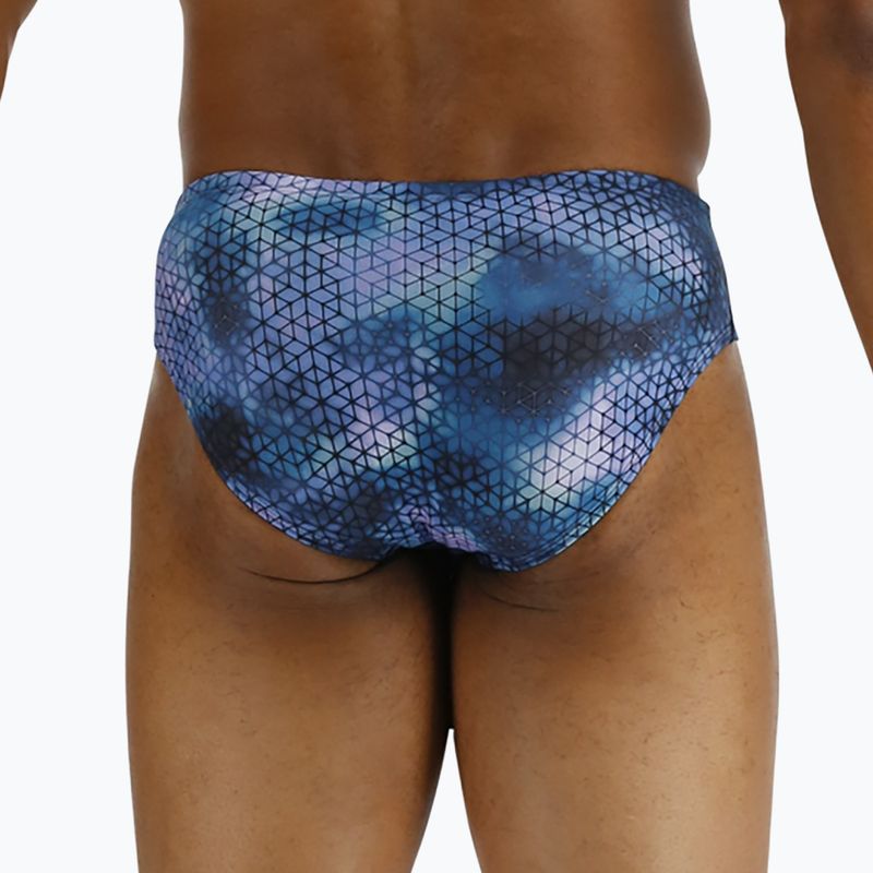 Pánské plavecké kalhotky TYR Starhex Racer blue ice 2