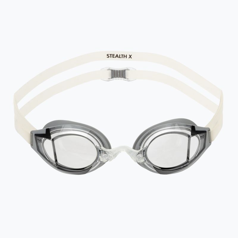 Plavecké brýle TYR Stealth-X Race clear/silver 2