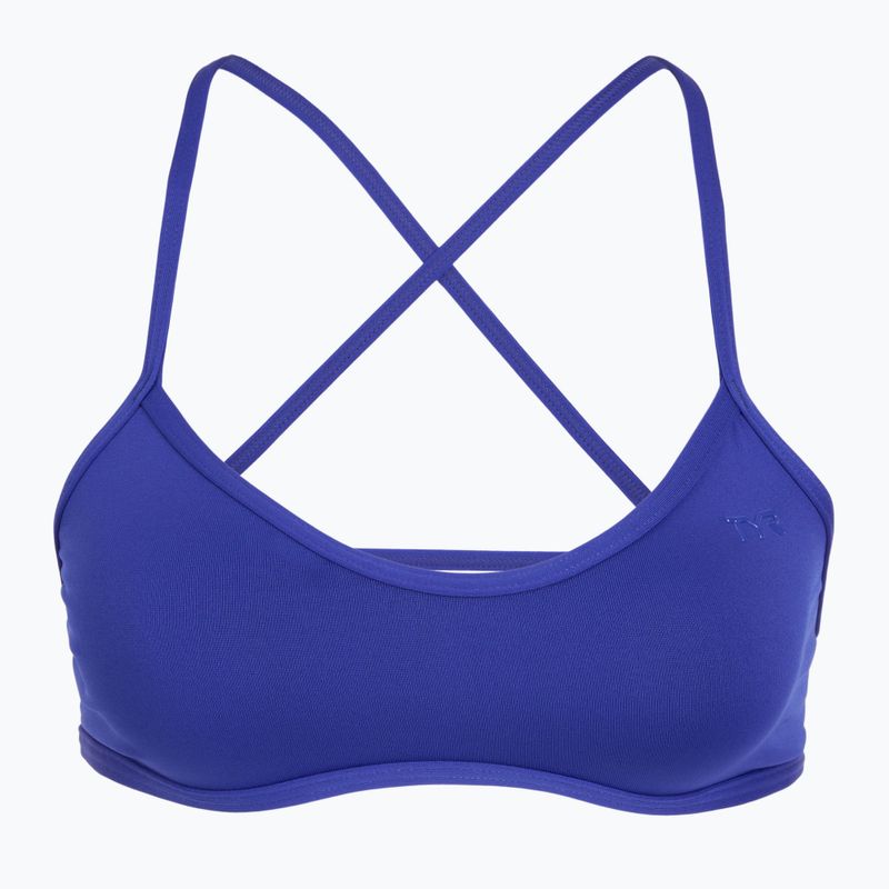 Horní díl plavek TYR Durafast Elite Solid Trinity royal