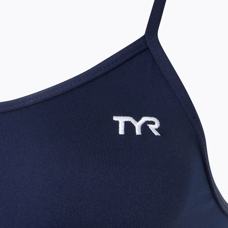 Dámské jednodílné plavky TYR Solid Trinityfit Durafast Elite navy 3