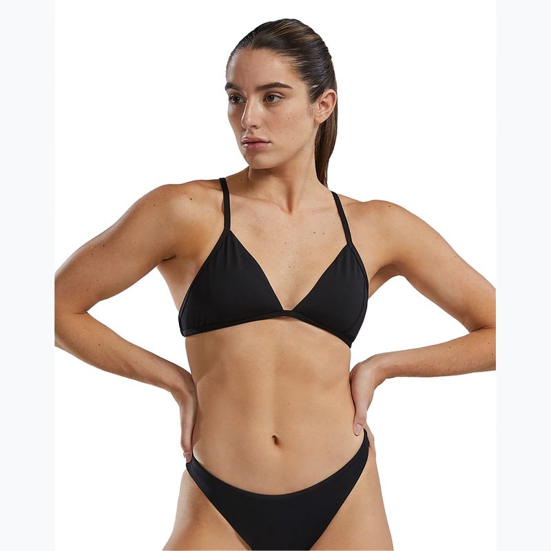Horní díl plavek  TYR Solid Triangle Tieback black