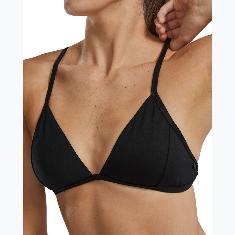Horní díl plavek  TYR Solid Triangle Tieback black 5