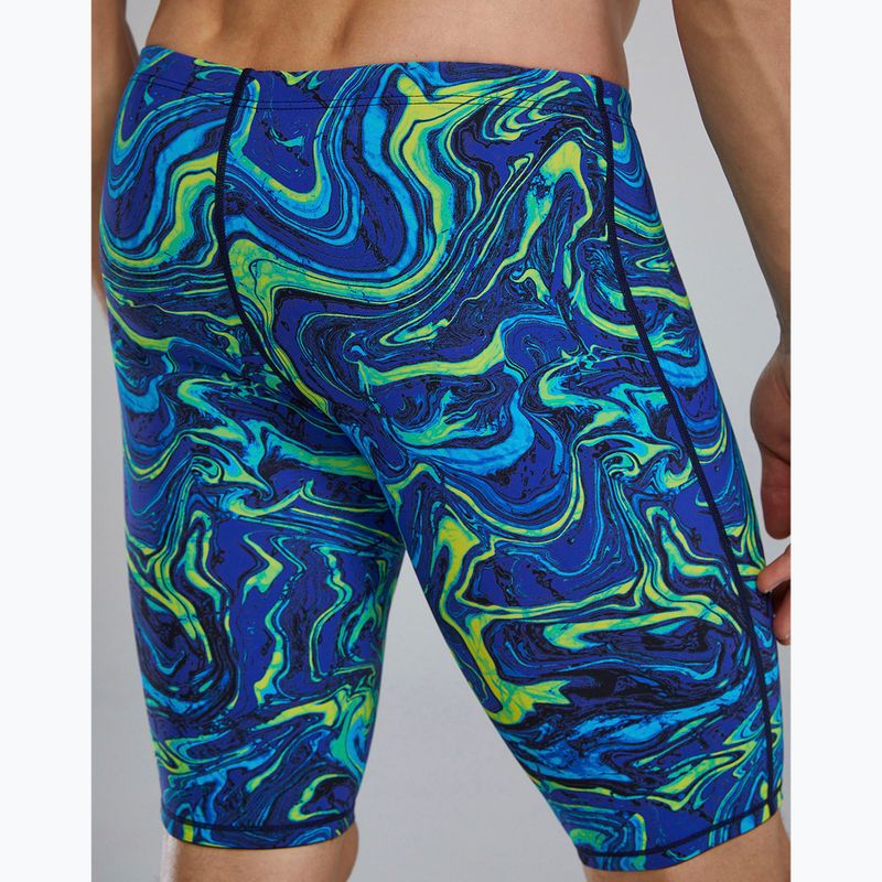 Pánské plavecké jammery TYR Thresher Jammer Hyperblitz blue/green 2