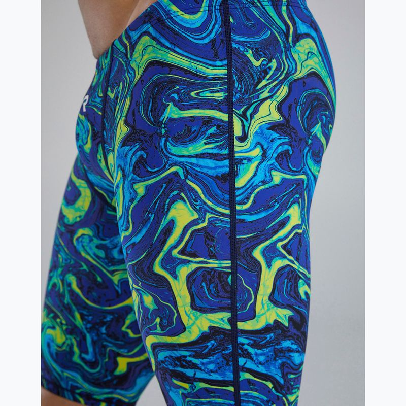 Pánské plavecké jammery TYR Thresher Jammer Hyperblitz blue/green 3