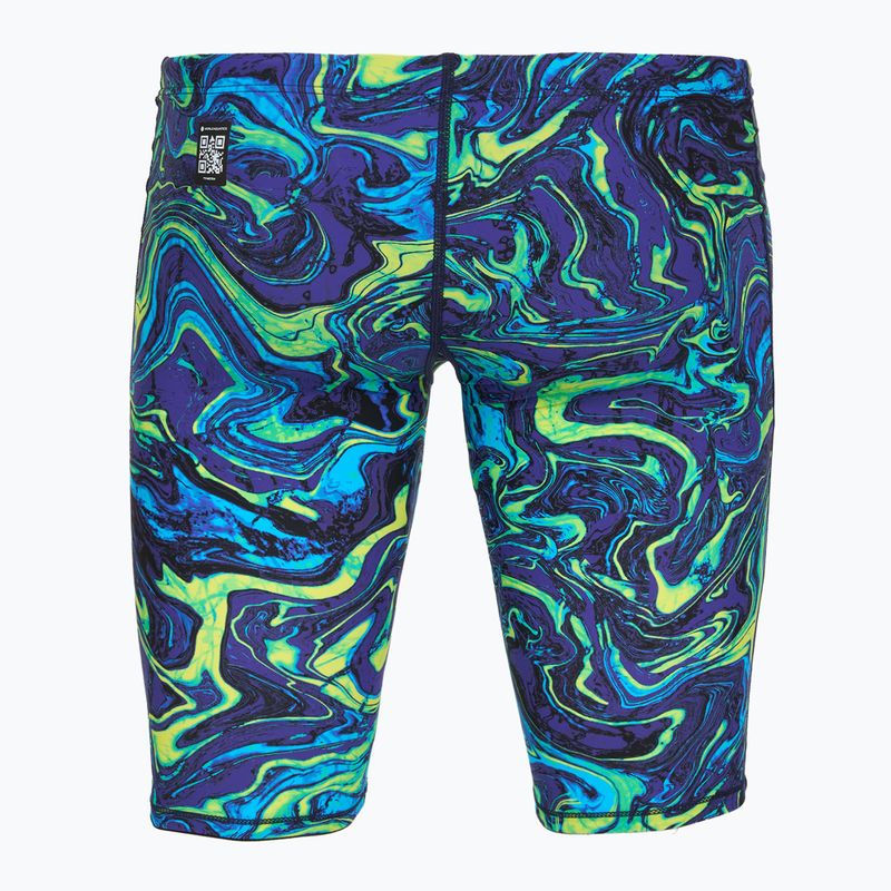 Pánské plavecké jammery TYR Thresher Jammer Hyperblitz blue/green 2
