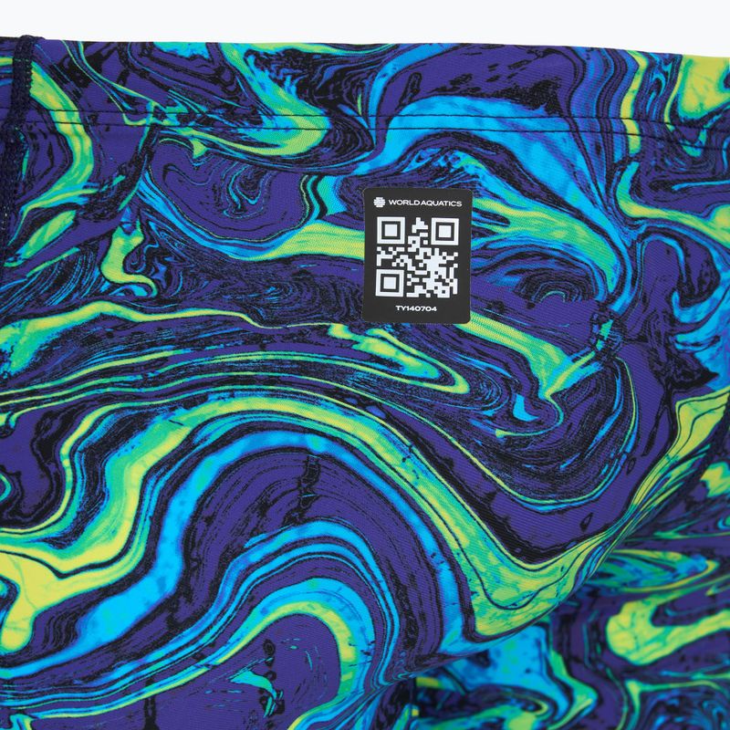 Pánské plavecké jammery TYR Thresher Jammer Hyperblitz blue/green 4