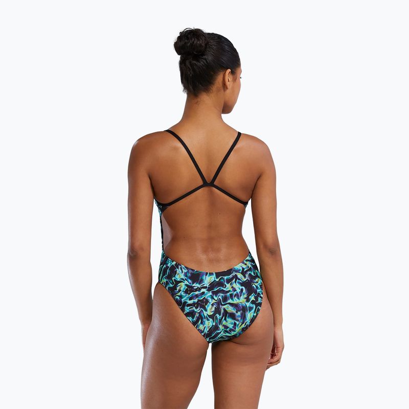 Dámské jednodílné plavky TYR Durafast Elite Energy Cutoutfit green 5