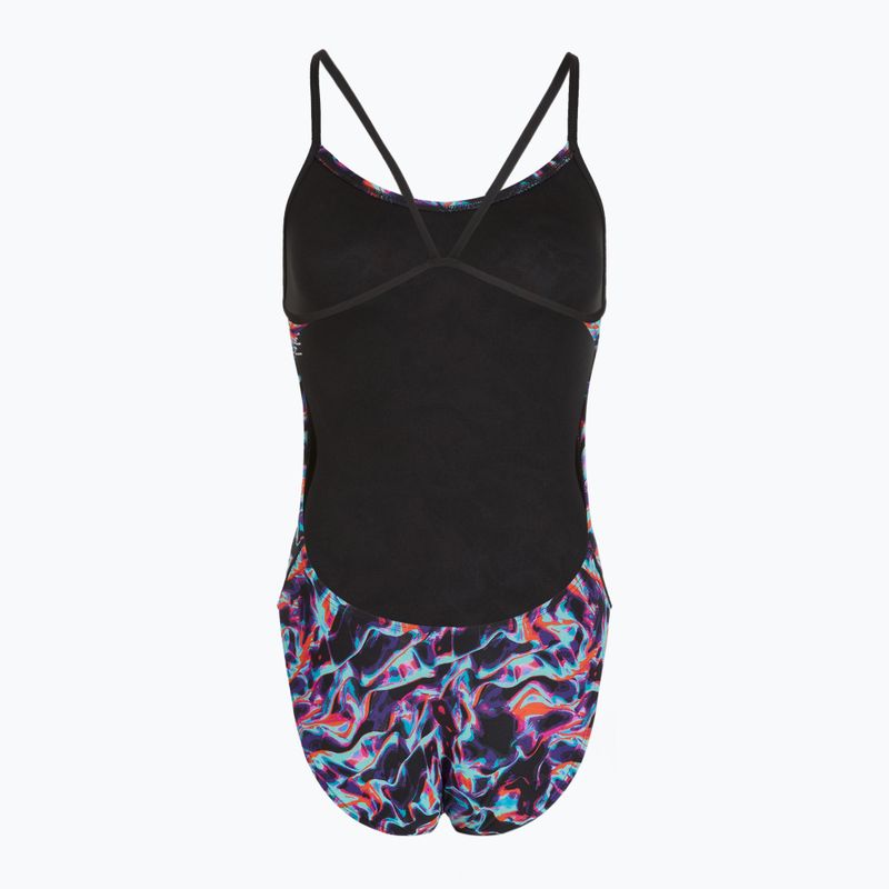 Dámské jednodílné plavky TYR Durafast Elite Energy Cutoutfit multicolor 2