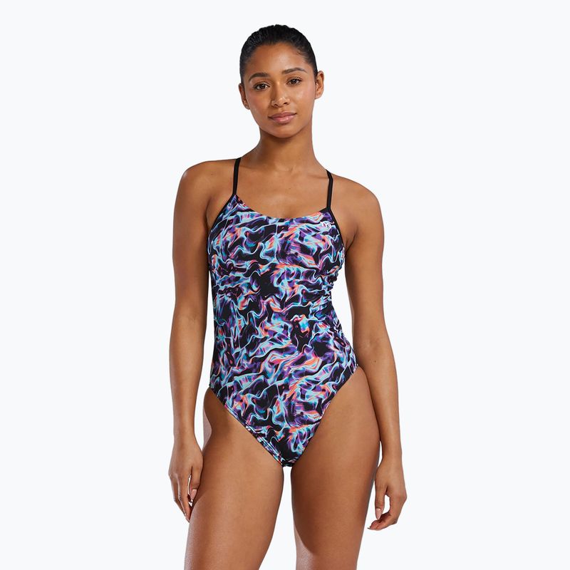 Dámské jednodílné plavky TYR Durafast Elite Energy Cutoutfit multicolor 4