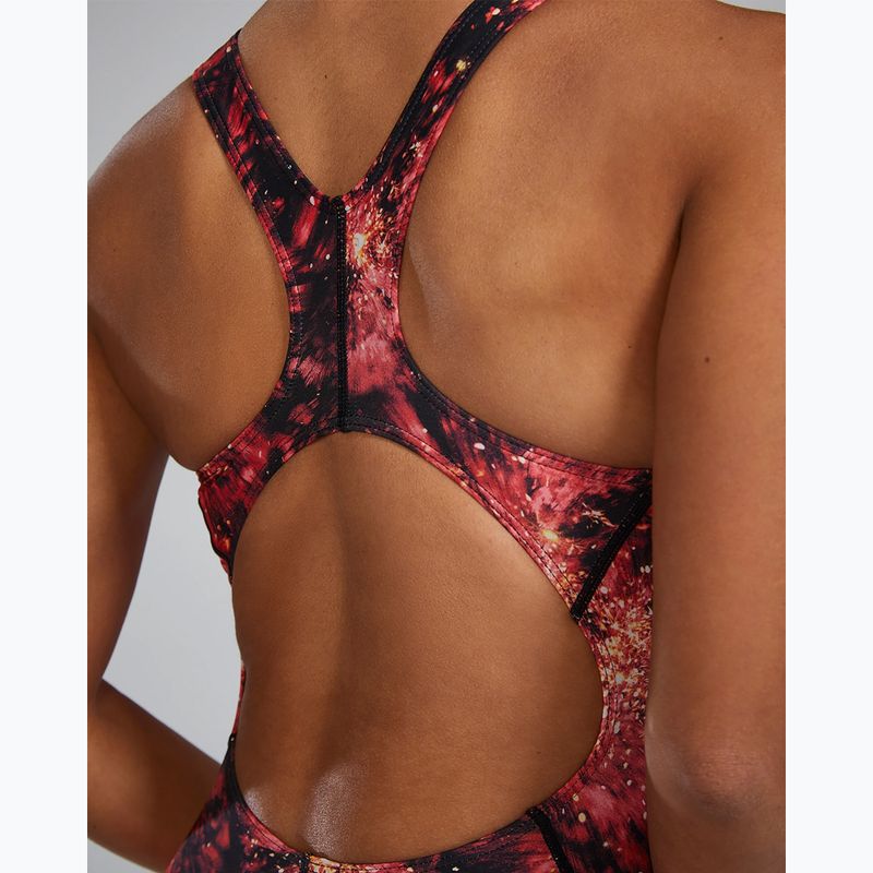 Dámské jednodílné plavky TYR Durafast Elite Radiant Flare Maxfit red 6
