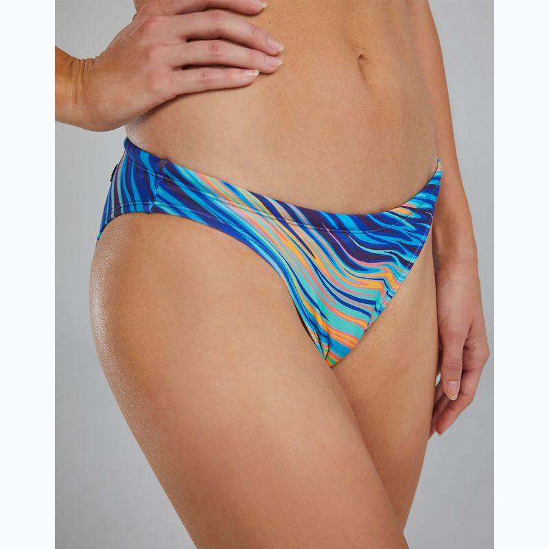 Spodní díl plavek TYR Riptidal Classic Full Coverage Bikini teal/orange 6