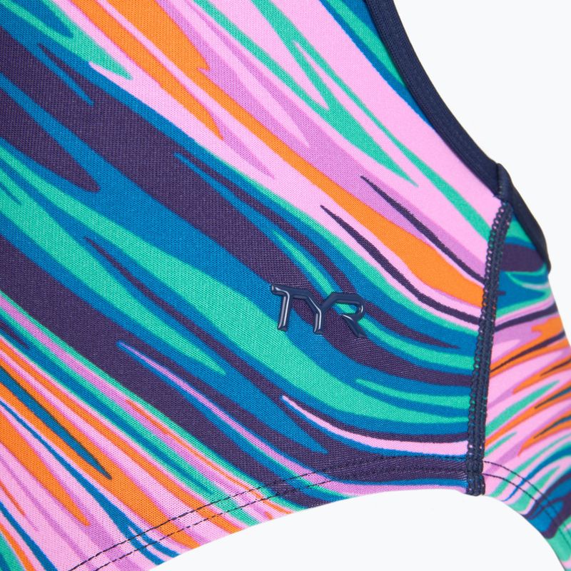 Dámské jednodílné plavky TYR Durafast Elite Riptidal Trinityfit pink/multi 3