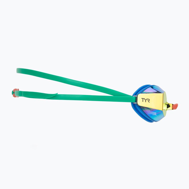 Plavecké brýle TYR Blackops 140 Ev Racing Mirrored blue/green 3