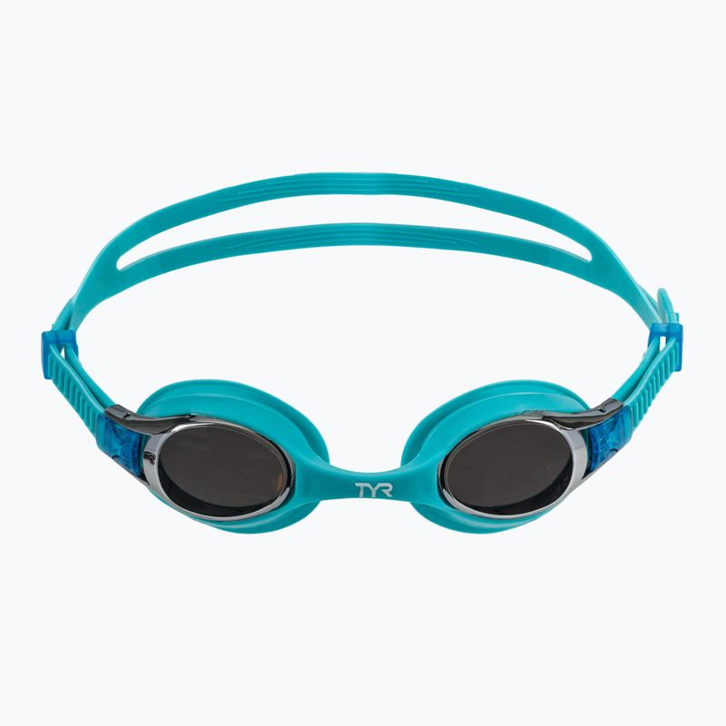 Dětské plavecké brýle TYR Swimple Metallized silver / blue 2