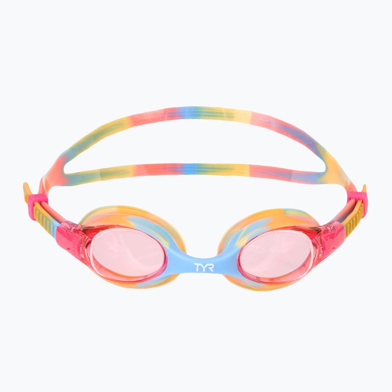 Dětské plavecké brýle TYR Swimple Tie Dye Non-Mirrored pink/orange/yellow 2