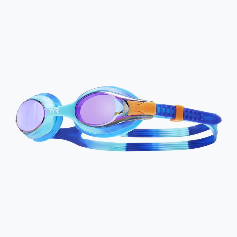 Dětské plavecké brýle TYR Swimple Tie Dye Mirrored blue / multi