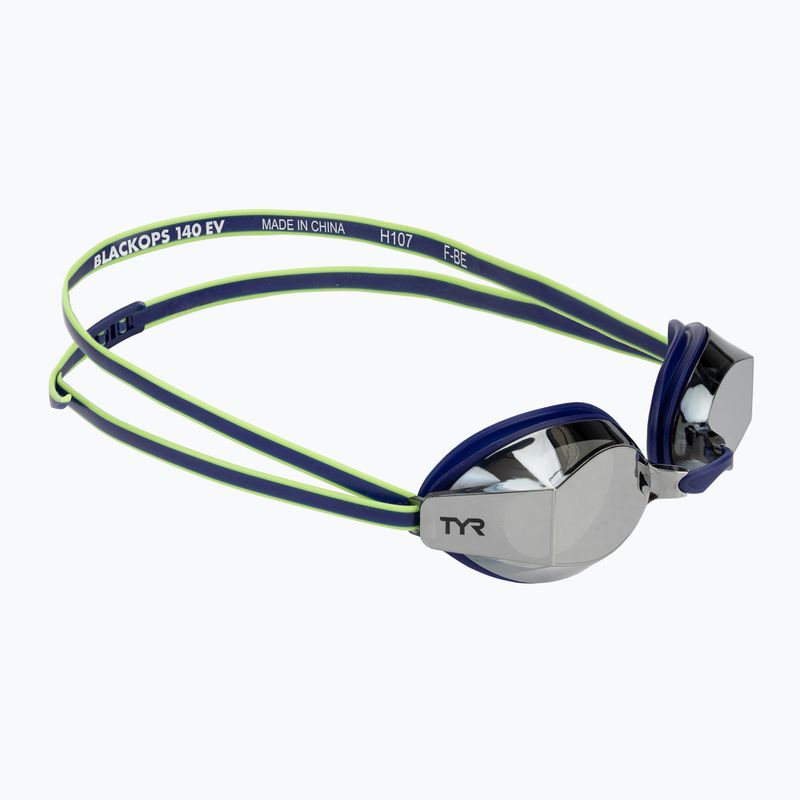 Plavecké brýle TYR Blackops 140 Ev Racing Mirrorednavy/lime