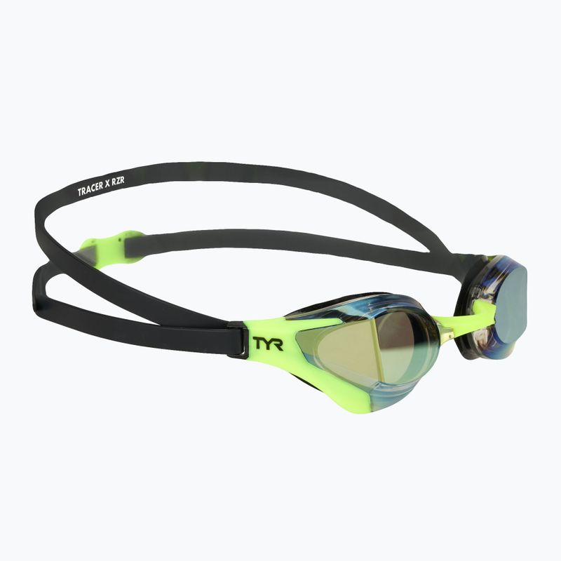 Plavecké brýle TYR Tracer-X RZR Mirrored limelight