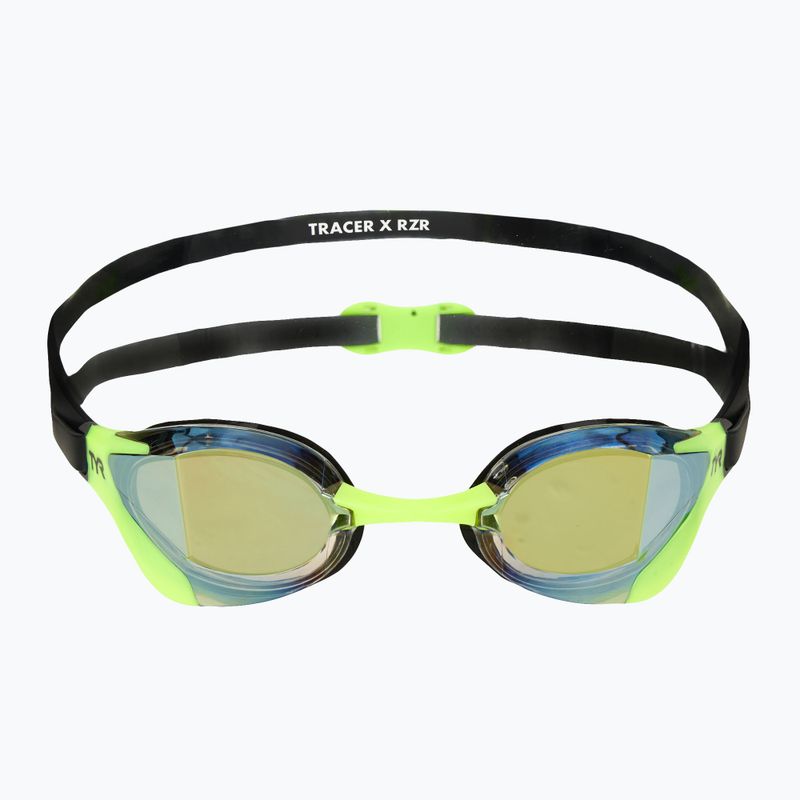Plavecké brýle TYR Tracer-X RZR Mirrored limelight 2