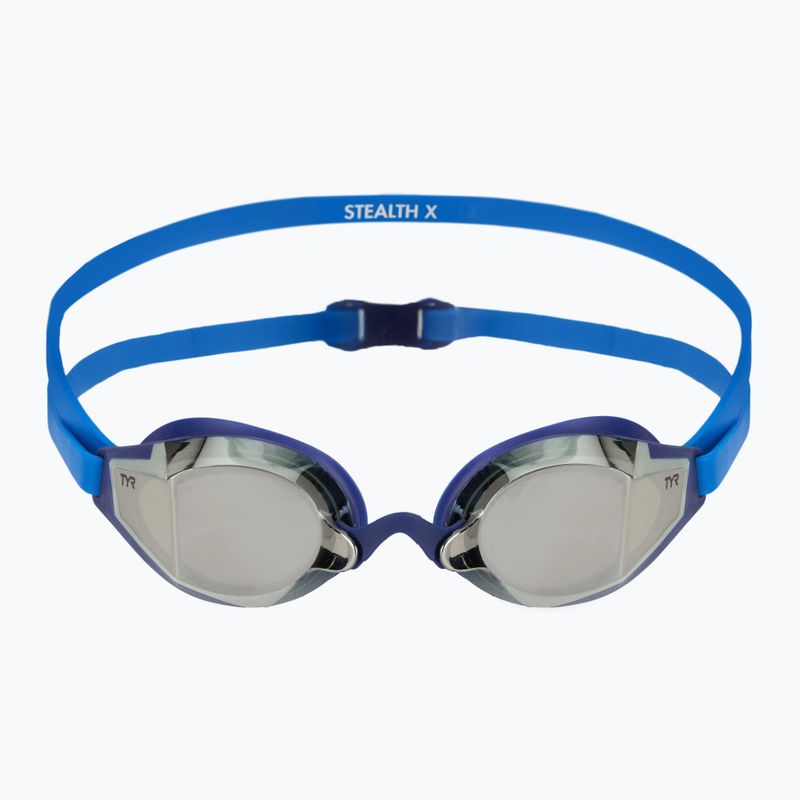Plavecké brýle TYR Stealth-X Performance Mirrored blue / multi 2