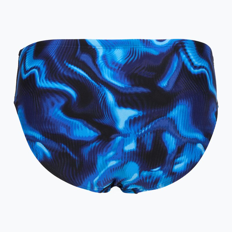Pánské plavecké slipy TYR Durafast Elite Waveform Brief blue 6