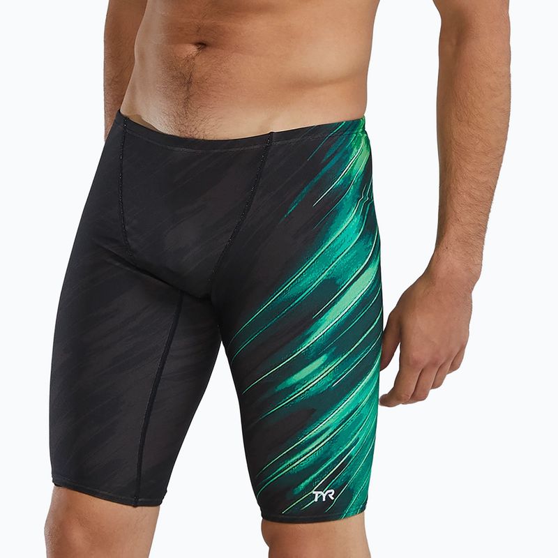 Pánské plavecké jammery Tyr Durafast Elite Cycloid green 3