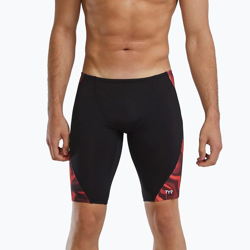 Pánské plavky TYR Durafast Elite Waveform Blade Splice red