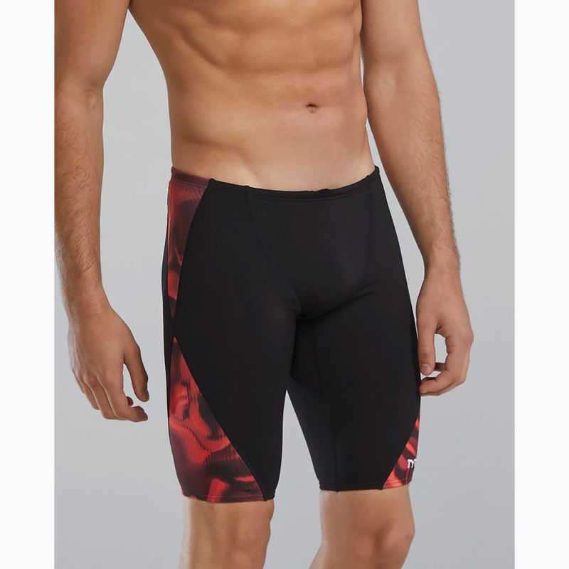Pánské plavky TYR Durafast Elite Waveform Blade Splice red 3