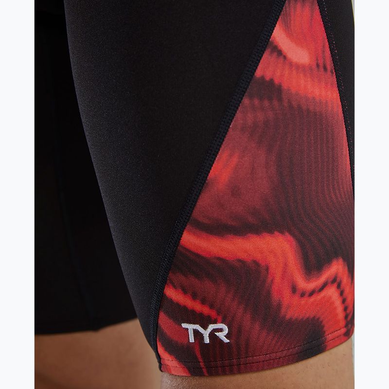 Pánské plavky TYR Durafast Elite Waveform Blade Splice red 8