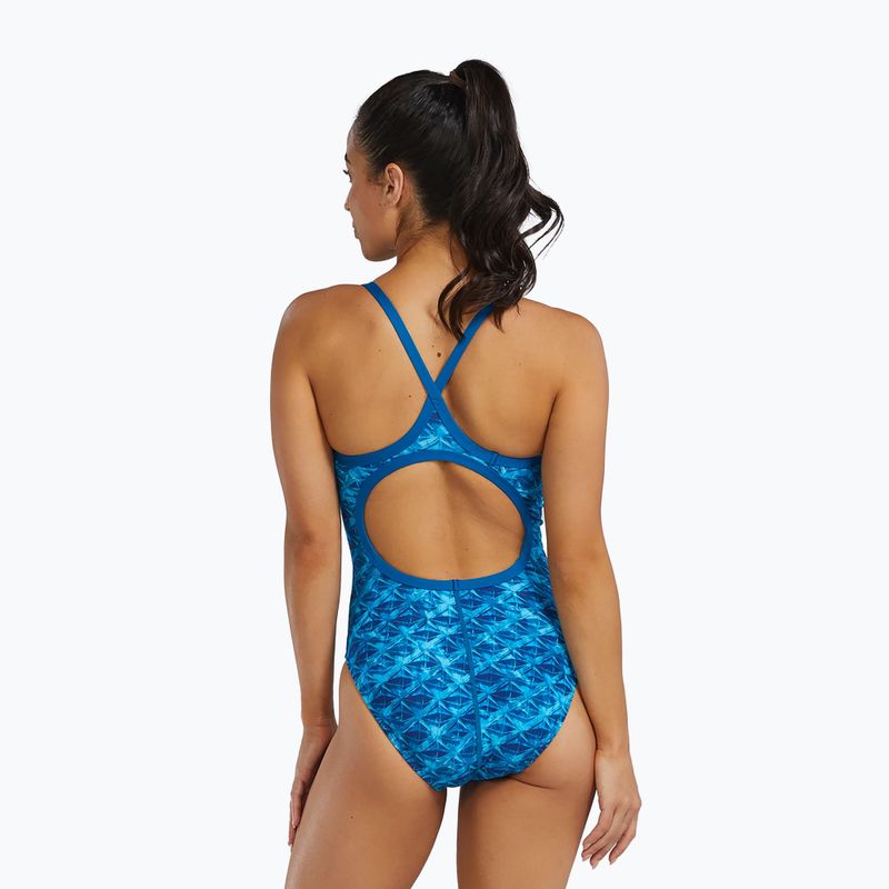 Dámské jednodílné plavky Tyr Durafast Elite Oceanid Diamondfit light blue/aqua 2