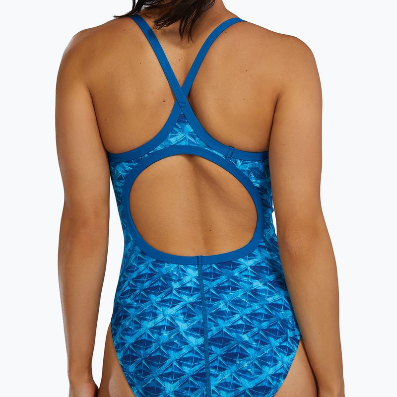 Dámské jednodílné plavky Tyr Durafast Elite Oceanid Diamondfit light blue/aqua 6