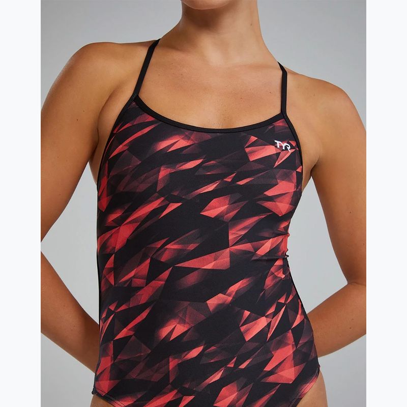 Dámské jednodílné plavky TYR Durafast Elite Triadic Trinityfit red 8