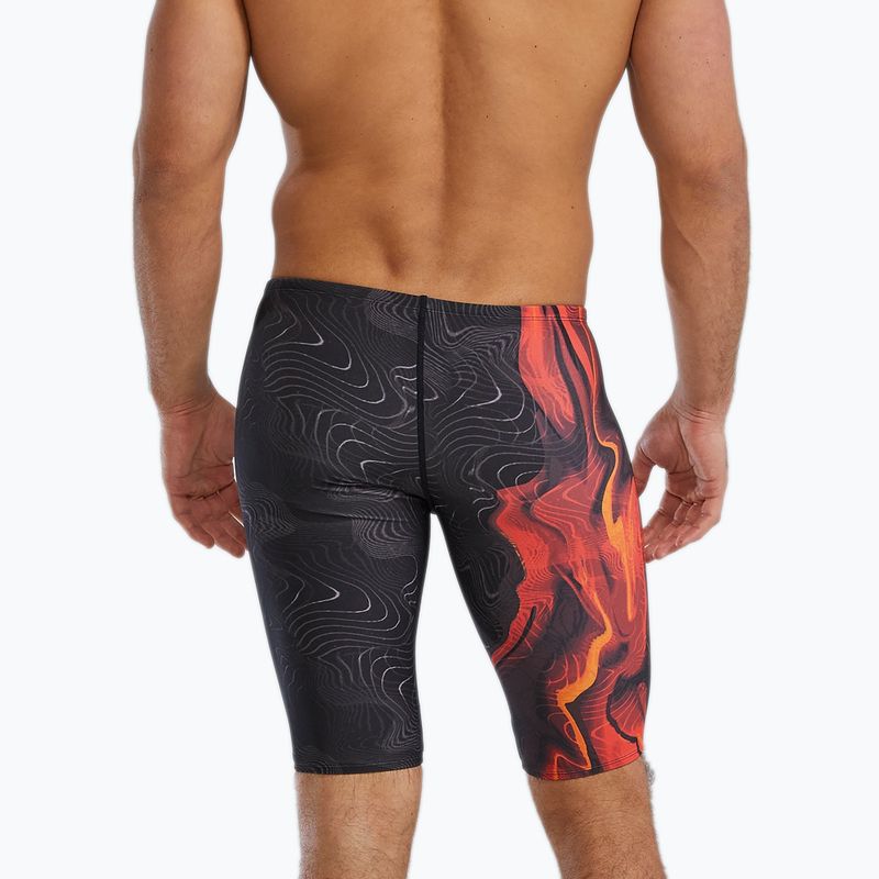 Pánské plavecké jammery Tyr Durafast Elite Firestorm metalic fire metallic fire 2