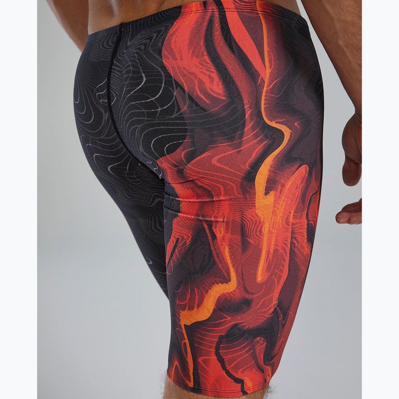 Pánské plavecké jammery Tyr Durafast Elite Firestorm metalic fire metallic fire 6