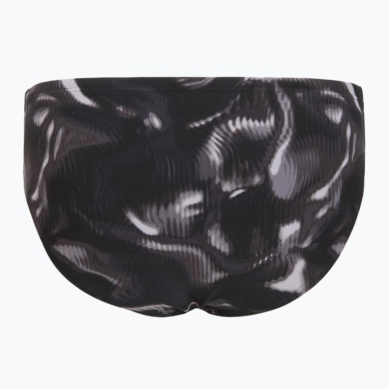 Pánské plavecké slipy TYR Durafast Elite Waveform Brief titanium 2