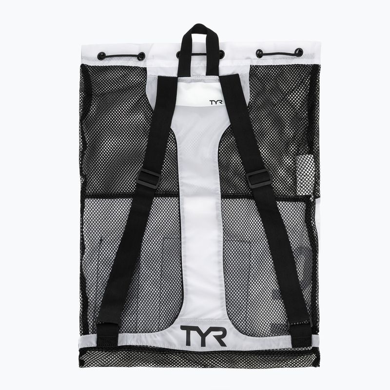 Plavecký vak TYR Big Mesh Mummy Bag 40 l white 2