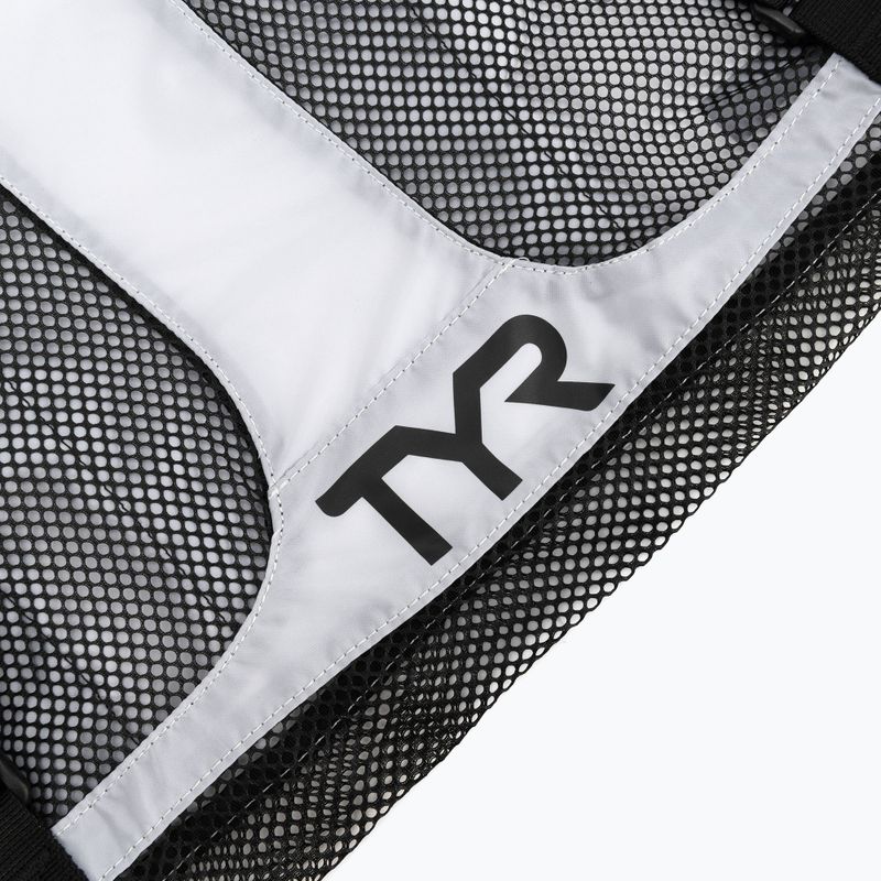 Plavecký vak TYR Big Mesh Mummy Bag 40 l white 3