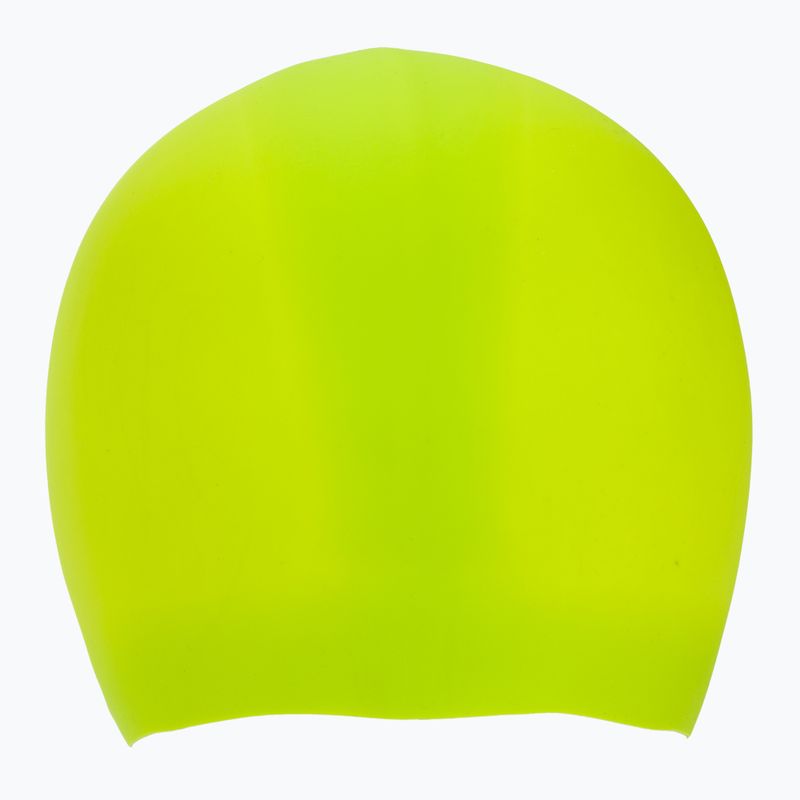 Plavecká čepice TYR Wrinkle Free Silicone limelight 2
