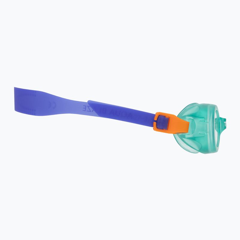 Dětské plavecké brýle TYR Aqua Blaze green/orange 3