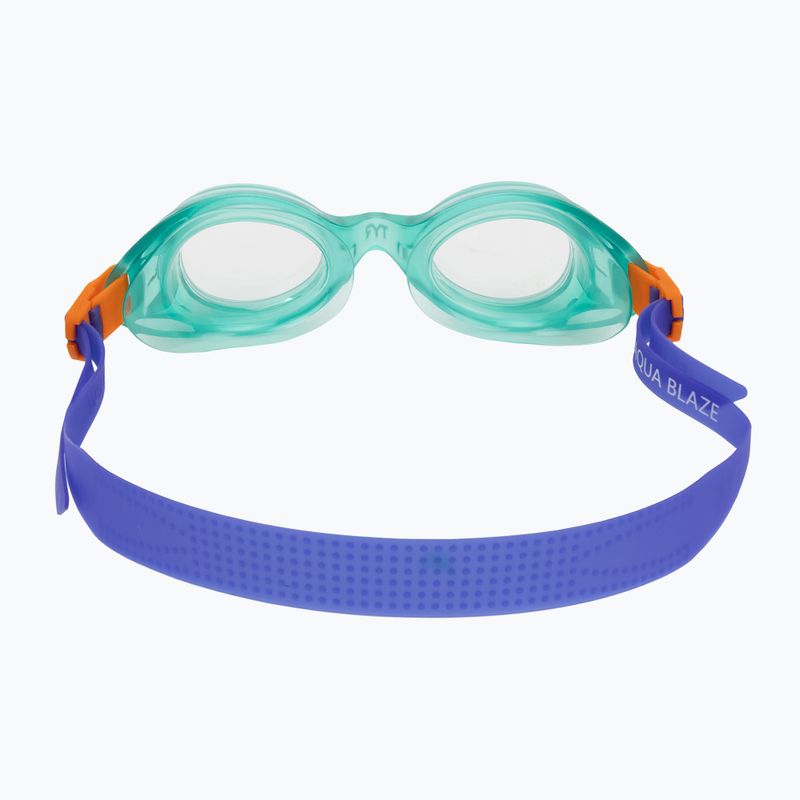 Dětské plavecké brýle TYR Aqua Blaze green/orange 4